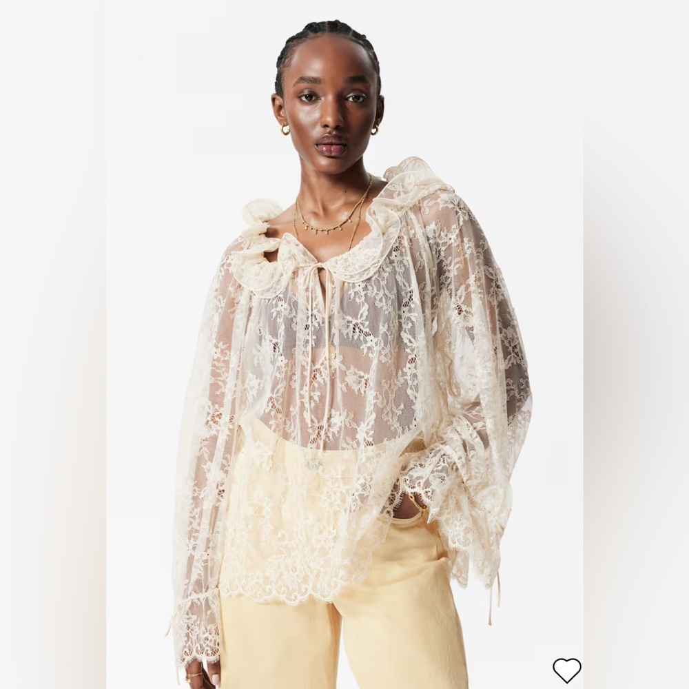 Ruffle Lace Blouse